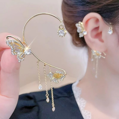 Butterfly Tassel Style Zircon Earrings | Perfect Gift