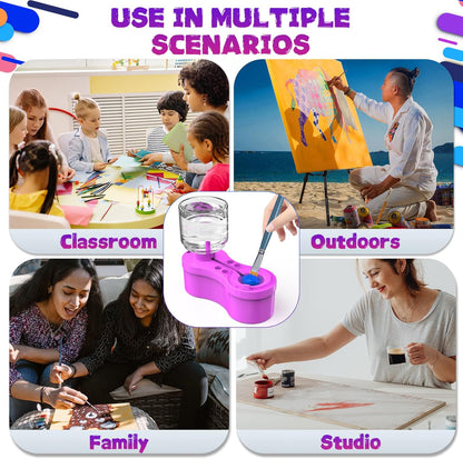 🎨LAST DAY SALE 49% OFF🔥Universal Crafts Paint Brush Cleaner Rinse Cup