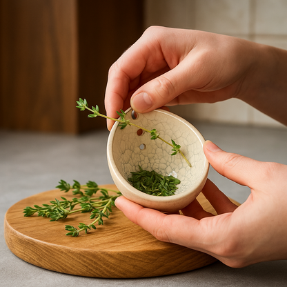 🔥Pottery Herb Stripper Bowl - BUY 3 GET 20% OFF&FREE SHIPPING