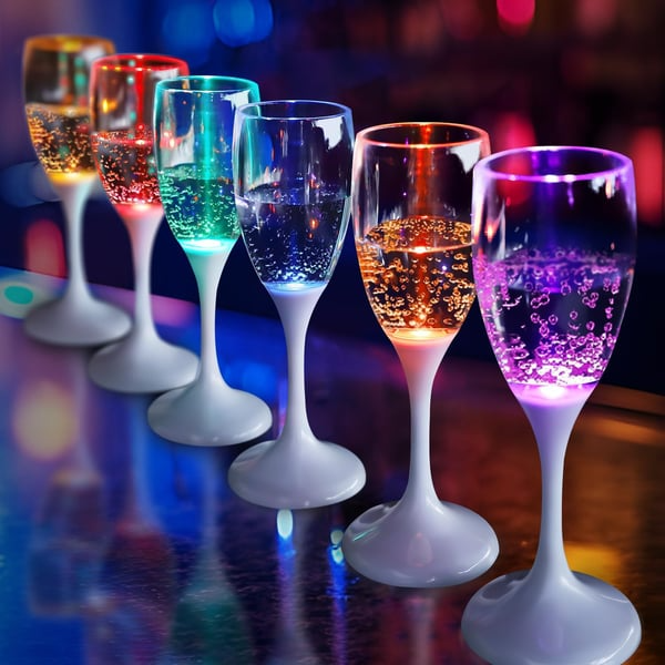 (🌲EARLY CHRISTMAS SALE - 50% OFF)LED Light Up Cups Wine Champagne Glass