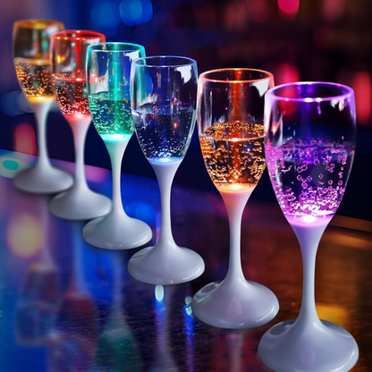 (🌲EARLY CHRISTMAS SALE - 50% OFF)LED Light Up Cups Wine Champagne Glass