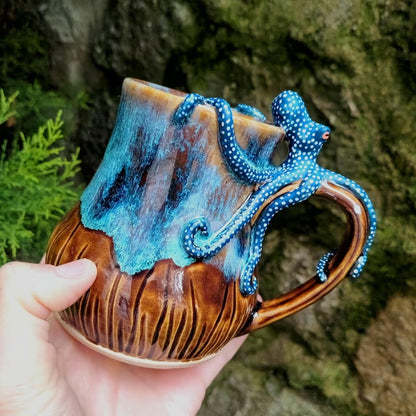 🔥LAST DAY 60% OFF - 🐙Handmade Octopus Mug