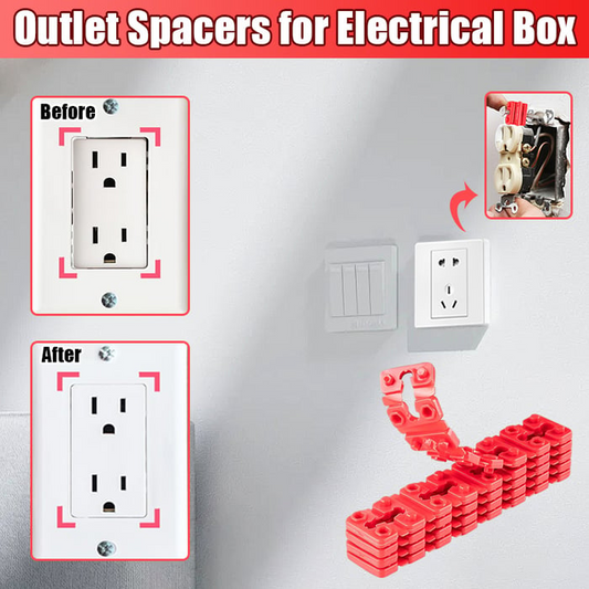 🔥Switch and Receptacle Spacers for Loose Outlet Fix