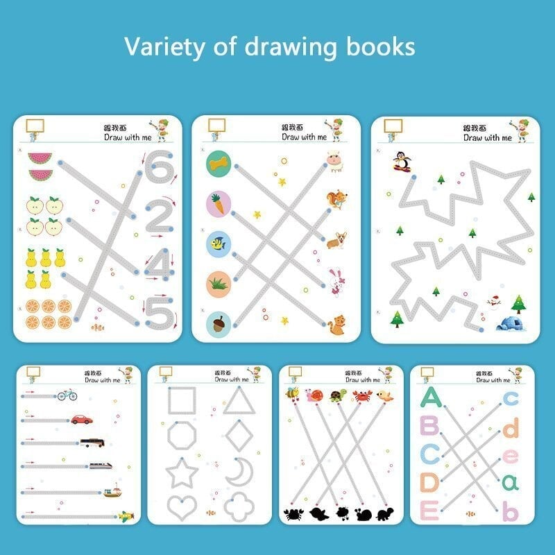 Last Day 67% OFF - Magical Tracing Workbook Set