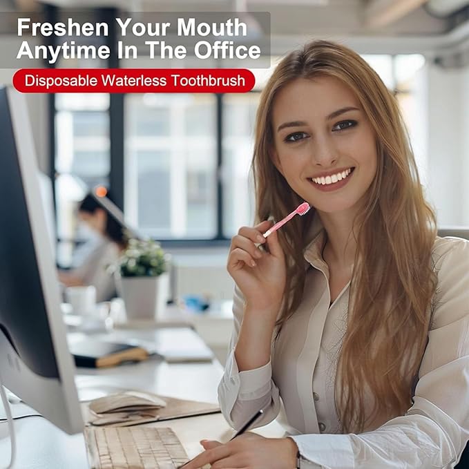 🔥5 in 1 Mini Toothbrush & Floss & Tongue Scraper & Toothpick Set