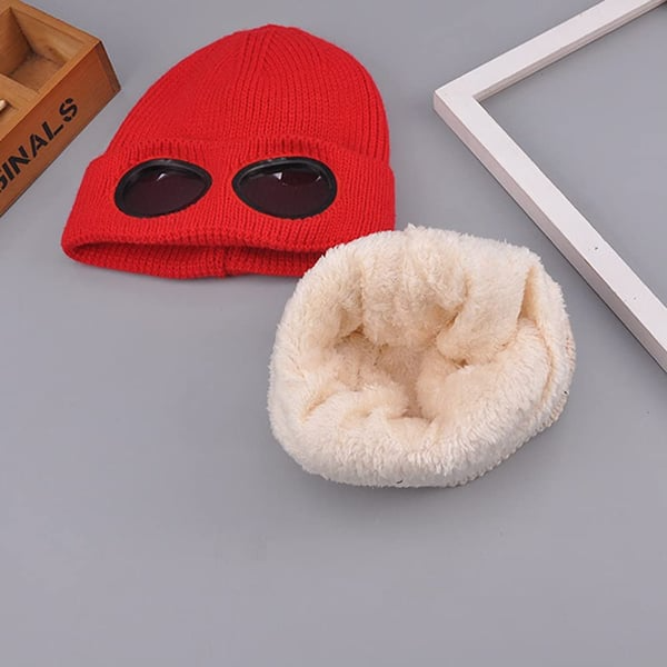 🎄 Christmas Winter Sale 49% OFF - Goggle Knitted Beanie Hat