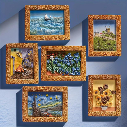 💖Van Gogh Inspired Fridge Magnet Set