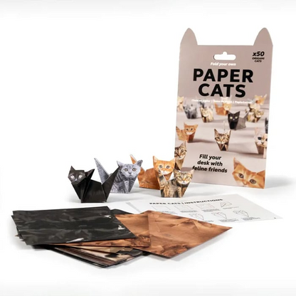🎄Christmas Sales 49% OFF -😻✨Easy DIY Paper Cats Kit | Guided Lines & Instructions Included