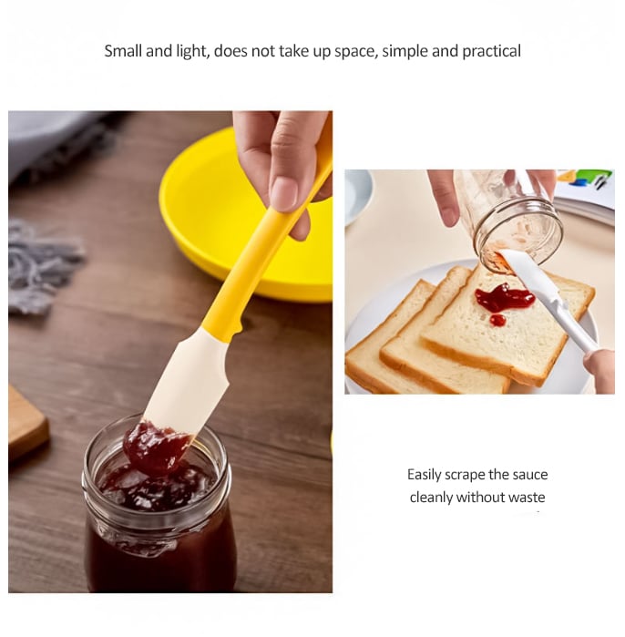 2 in 1 high temperature resistant baking scraper