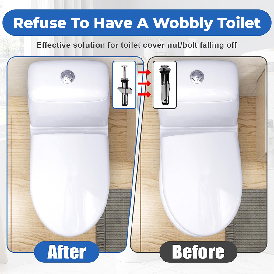 🔥Last Day 49% OFF🔥Heavy Duty Toilet Seat Fastener Bolt Kit (A Set of 2 Pcs)