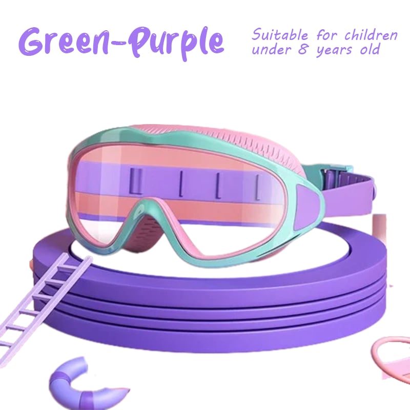 🎉Last Day Promotion 54% OFF-🔥HD children's large frame waterproof and anti-fog swimming goggles