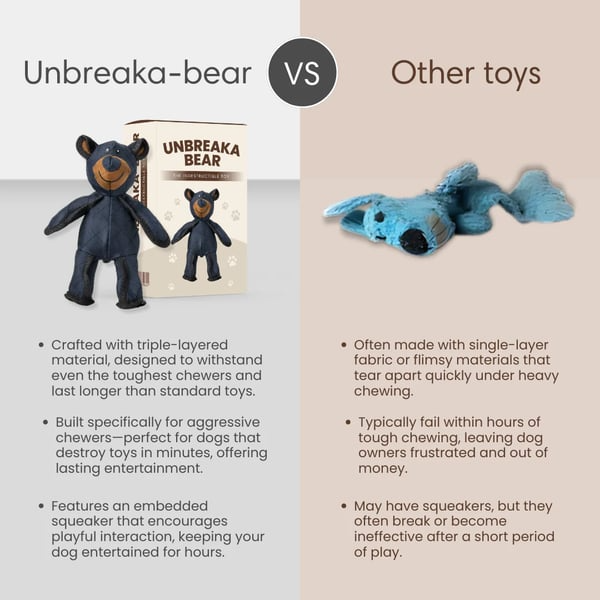 🔥LAST DAY SALE 49% OFF 🐶2025 New Unbreaka-Bear™ for Strong Chewers
