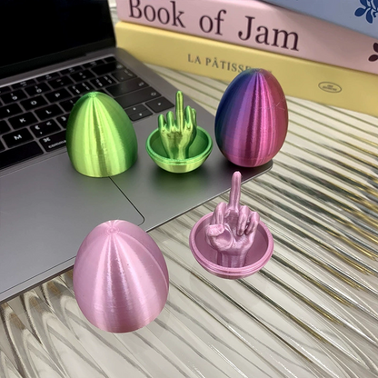 🐣Easter Egg Surprise - Funny 3D Printed MiddleFinger Egg🖕