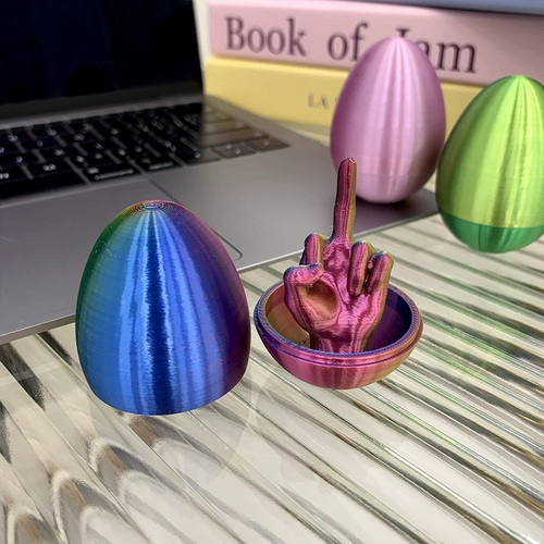 🐣Easter Egg Surprise - Funny 3D Printed MiddleFinger Egg🖕