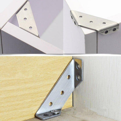 Universal Stainless Steel Triangle Furniture Connector