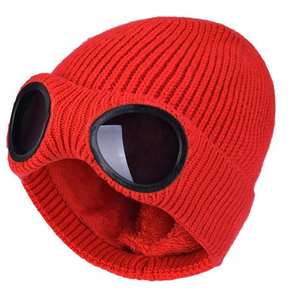 🎄 Christmas Winter Sale 49% OFF - Goggle Knitted Beanie Hat