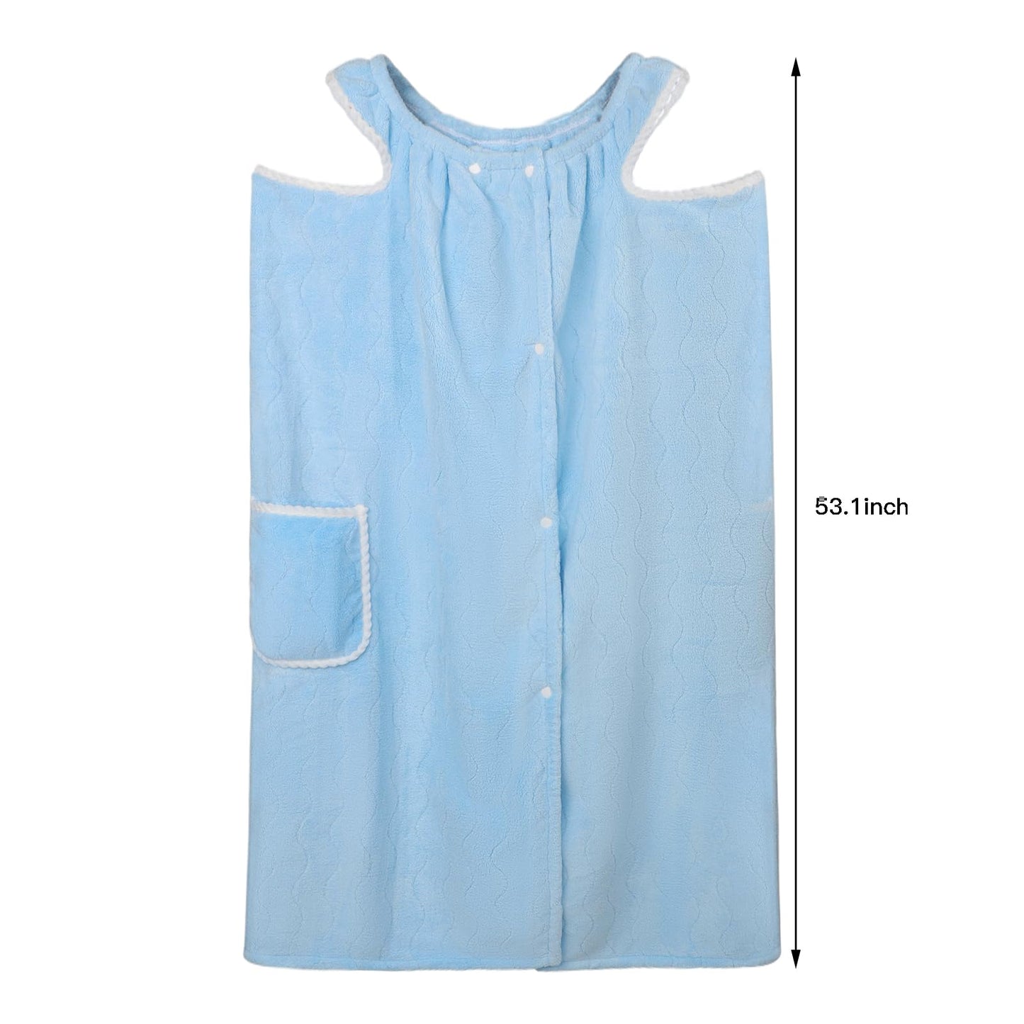 🛁Sling Wrap Coral Fleece Absorbent Bath Skirt