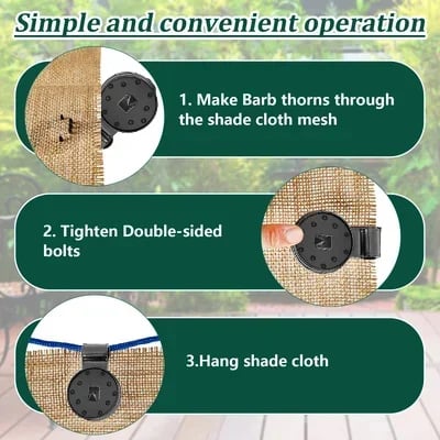 💥🔥Shade Cloth Heavy Duty Lock Grip