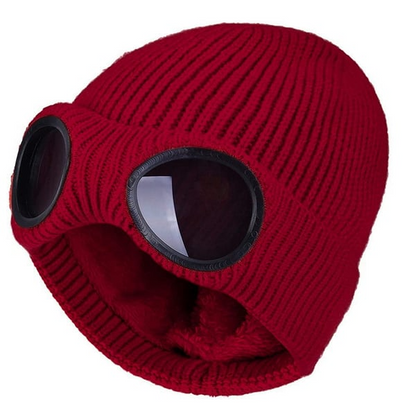 🎄 Christmas Winter Sale 49% OFF - Goggle Knitted Beanie Hat