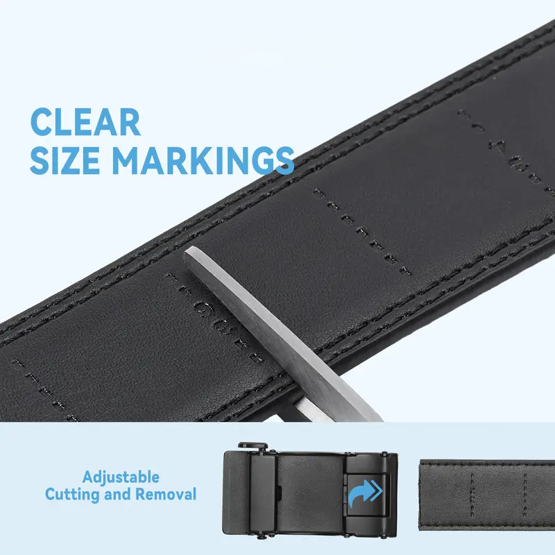 🔥 Father’s Day Sale - 49% OFF 🎁 Leather Ratchet Belt With Adjustable Buckle
