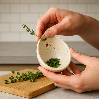 🔥Pottery Herb Stripper Bowl - BUY 3 GET 20% OFF&FREE SHIPPING