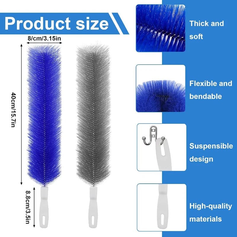 ⚡Hot Sales 49% OFF🔥Bendable Microfiber Head,Reusable Dust Remover