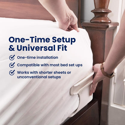 Last Day 49% OFFSheet Holders - Secure Bed Sheets Firmly in Place - 4 Pack