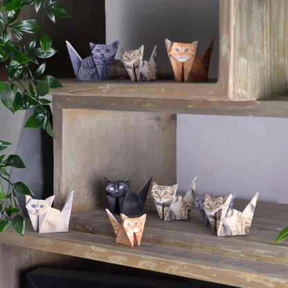 🎄Christmas Sales 49% OFF -😻✨Easy DIY Paper Cats Kit | Guided Lines & Instructions Included