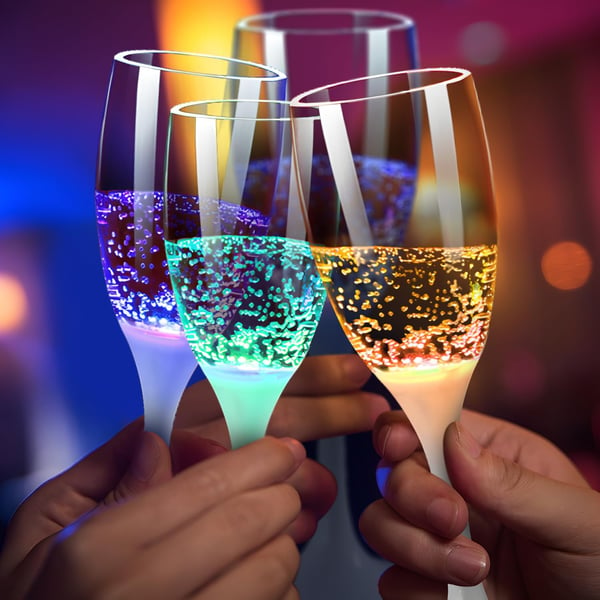 (🌲EARLY CHRISTMAS SALE - 50% OFF)LED Light Up Cups Wine Champagne Glass