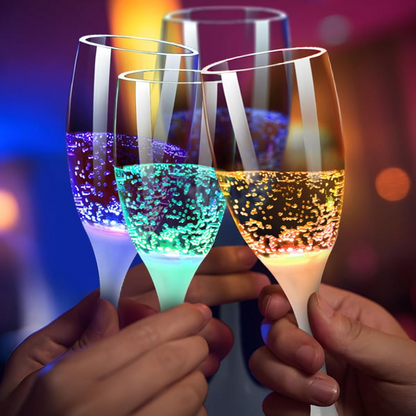 (🌲EARLY CHRISTMAS SALE - 50% OFF)LED Light Up Cups Wine Champagne Glass