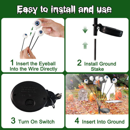 🎃Halloween Sale 49% OFF - Solar Eyeball Swaying Firefly Lights