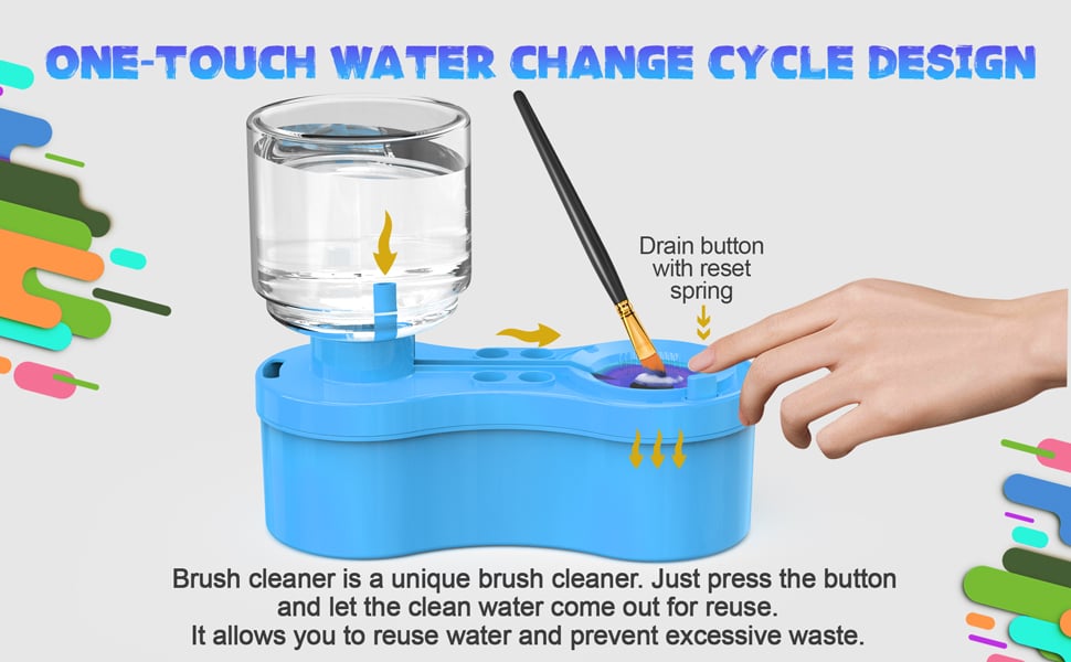 🎨LAST DAY SALE 49% OFF🔥Universal Crafts Paint Brush Cleaner Rinse Cup