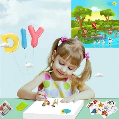 (🔥 2025 New Year Hot Sale🎁 49% OFF) DIY children's free stick cartoon diamond painting