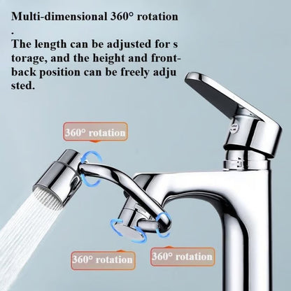 🔥Rotating 1080° robotic arm faucet (universal model)
