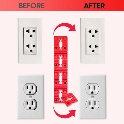🔥Switch and Receptacle Spacers for Loose Outlet Fix