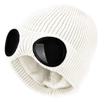 🎄 Christmas Winter Sale 49% OFF - Goggle Knitted Beanie Hat