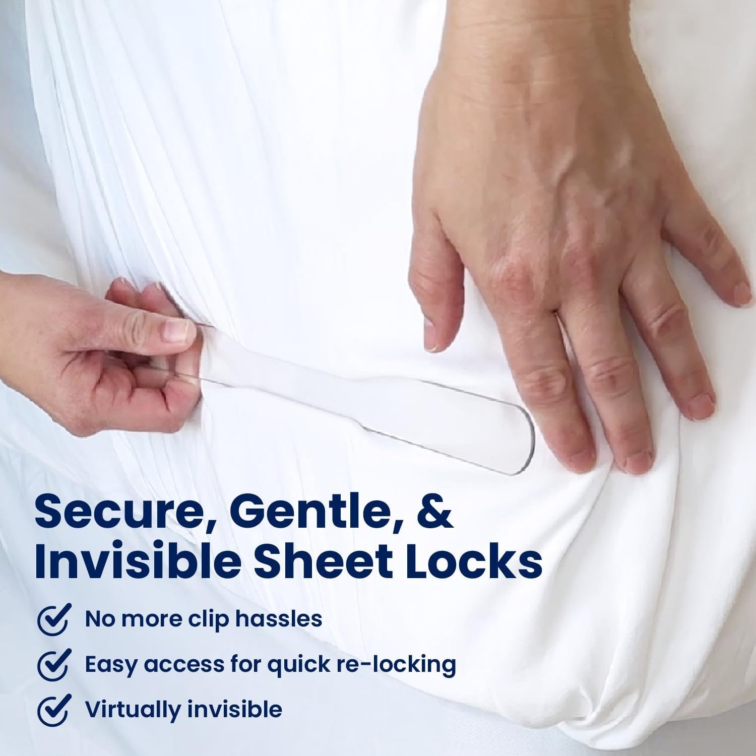 Last Day 49% OFFSheet Holders - Secure Bed Sheets Firmly in Place - 4 Pack